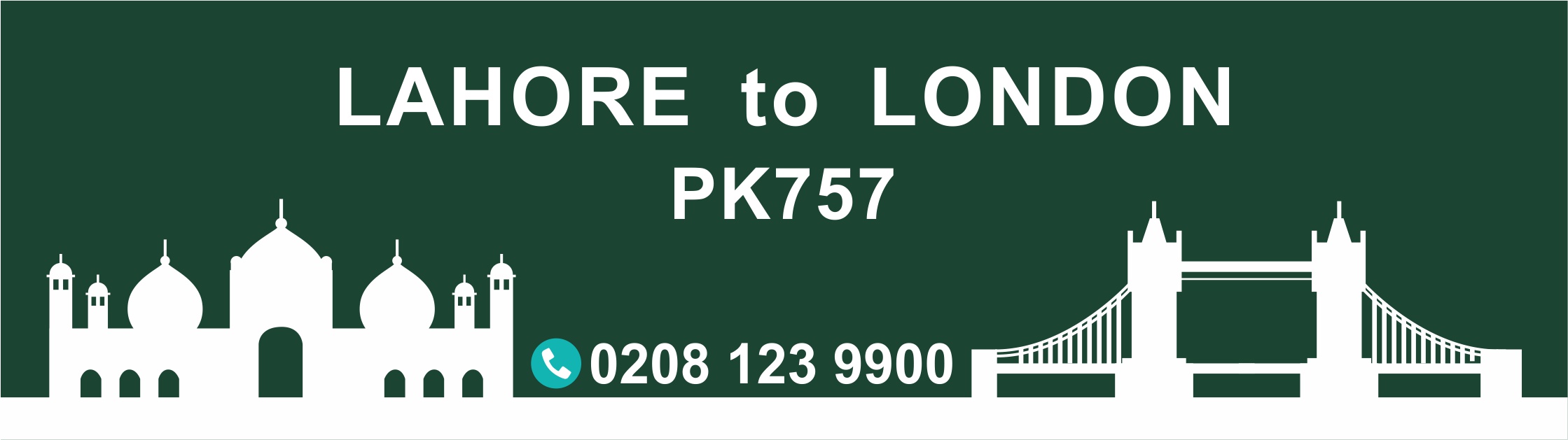 Lahore to London PIA flight PK757 Arrival Time